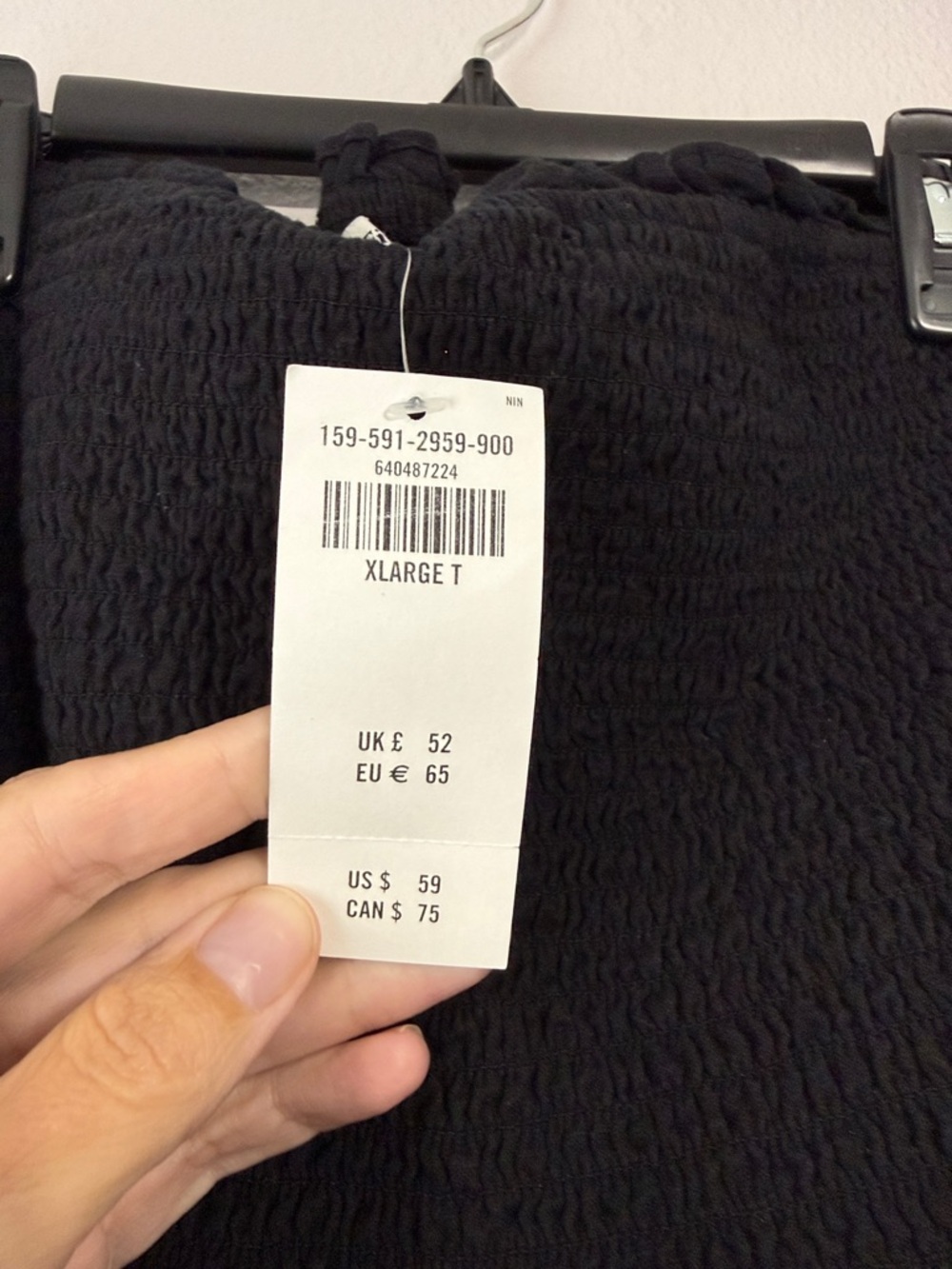 Abercrombie Black Romper Size XLT - Picture 3 of 5